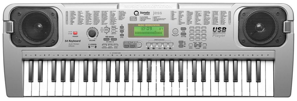 OUTLET Keyboard Usb Mikrofon Organy Lionelo Jess