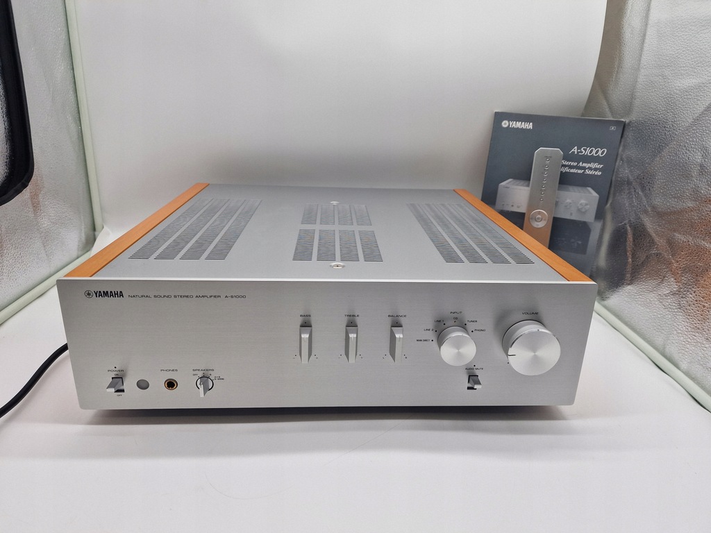 YAMAHA A-S1000 WZMACNIACZ JAK NOWY + PILOT + INSTR