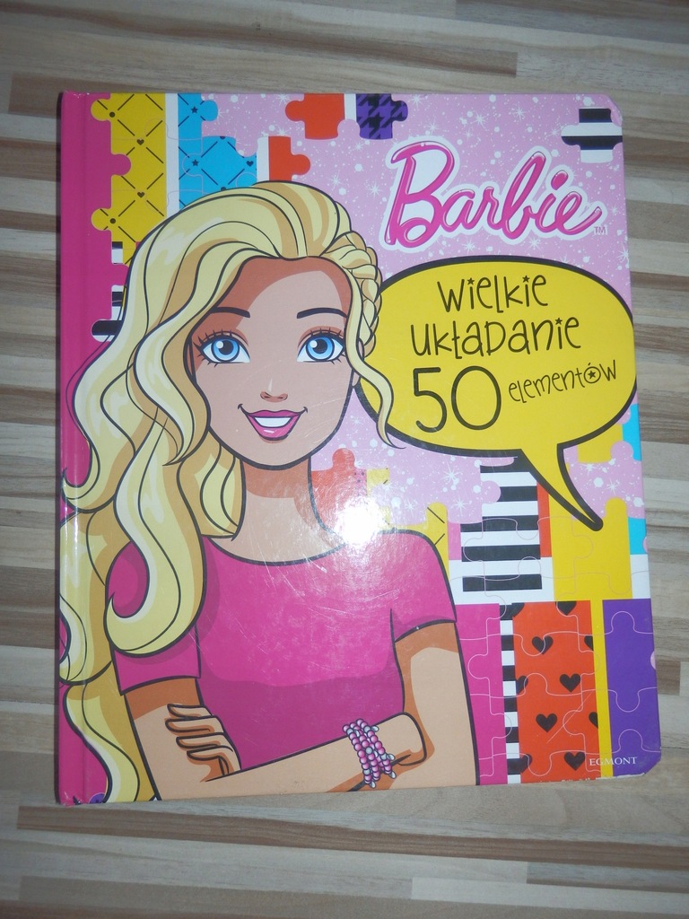 Barbie książka puzzle 5 x 50 elementów