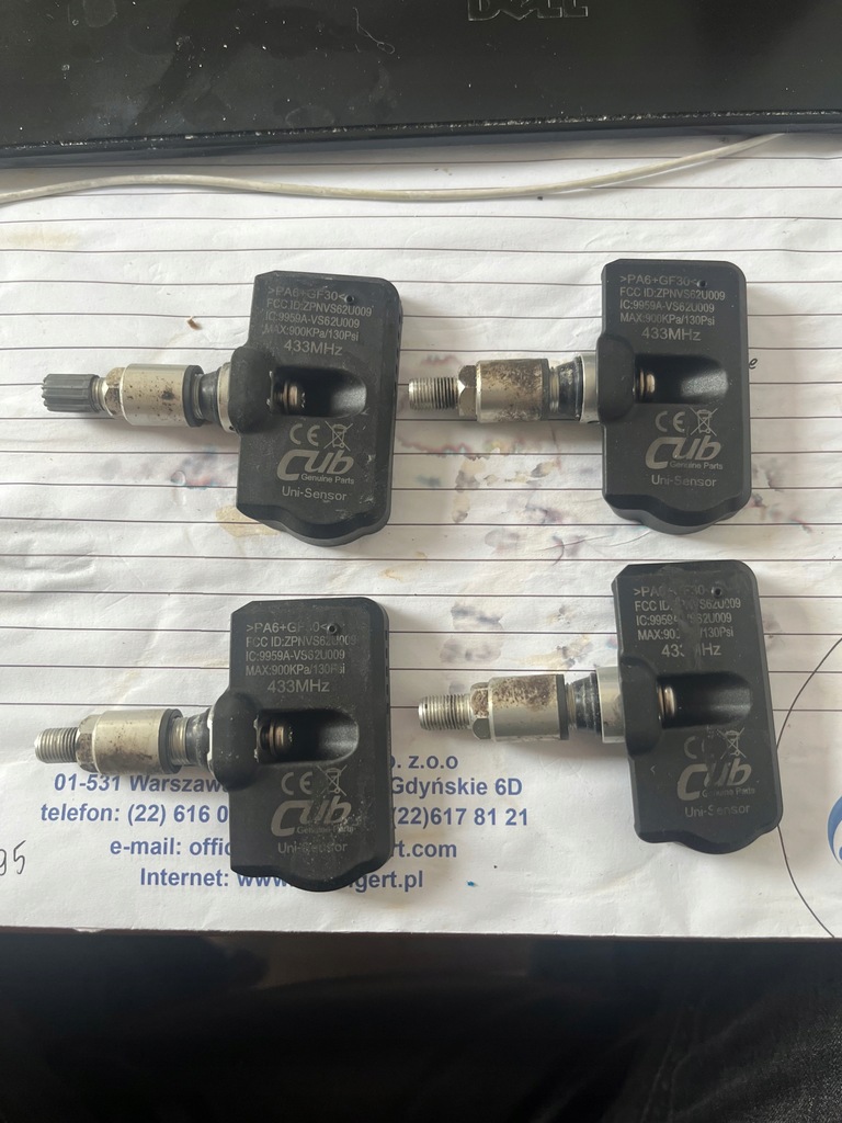 Czujniki ciśnienia opon tpms Cub Uni-Sensor