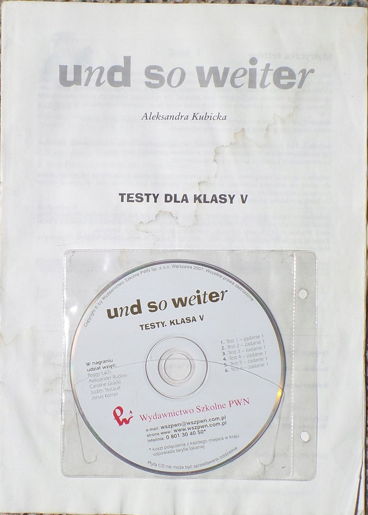 Und so weiter 5 testy sprawdziany PWN CD Extra
