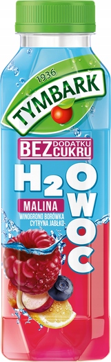 Tymbark H-2-Owoc Jabłko/Malina/Winogrono 400ml