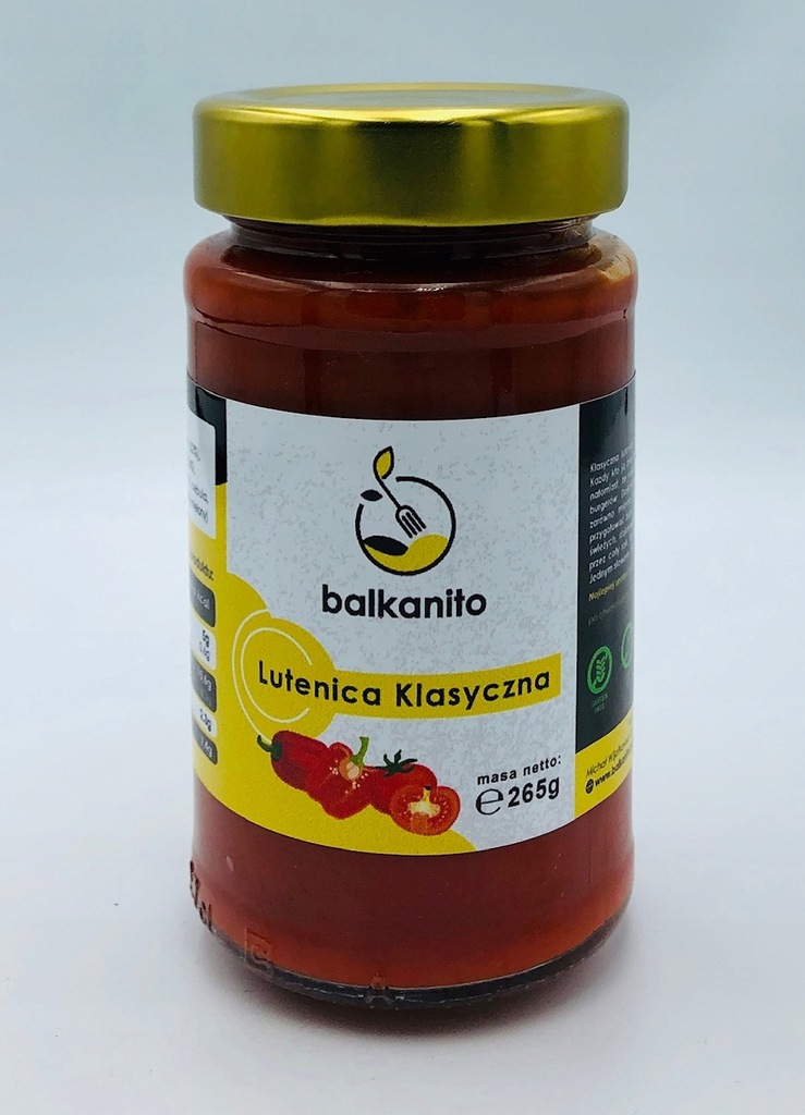 Ketchup bałkański oryginalny z Bułgarii - Lutenica