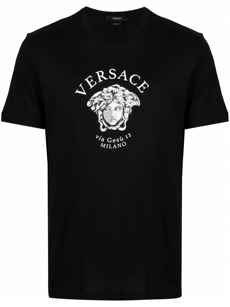 VERSACE MĘŻCZYZN CZARNY T-SHIRTY M INT