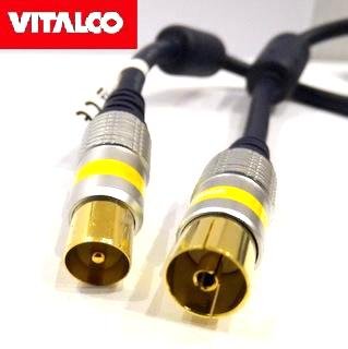 Kabel przyłącze wtyk TV / gniazdo TV Vitalco1,5m