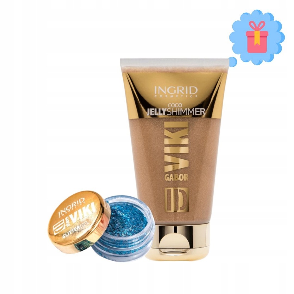 INGRID ZESTAW VIKI GABOR ID ŻEL BROKATOWY 05 + BALSAM JELLY COCO SHIMMER