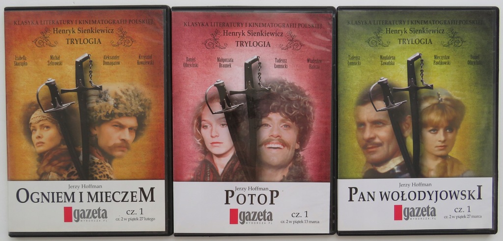 Ogniem i Mieczem, Potop, Pan Wołodyjowski / 6 DVD