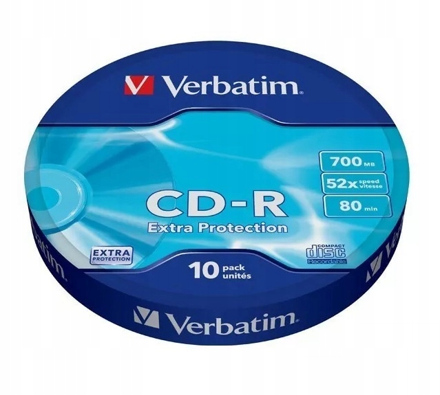 Verbatim CD-R 700MB x52 Extra protection 10 szt
