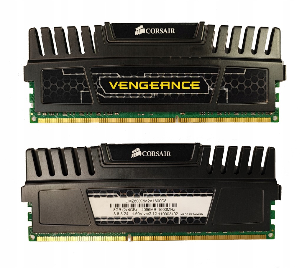 Pamięci RAM 8GB DDR4 (2 x 4GB) Corsair Vengeance 1600MHz