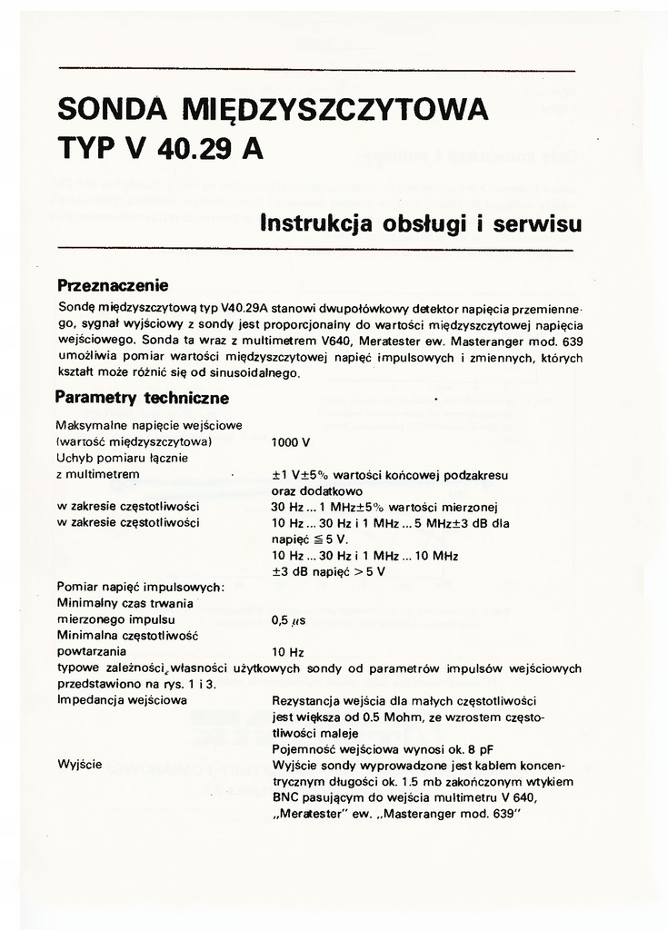 Купить Мультиметр V-640 Meratronik инструкция: отзывы, фото, характеристики в интерне-магазине Aredi.ru