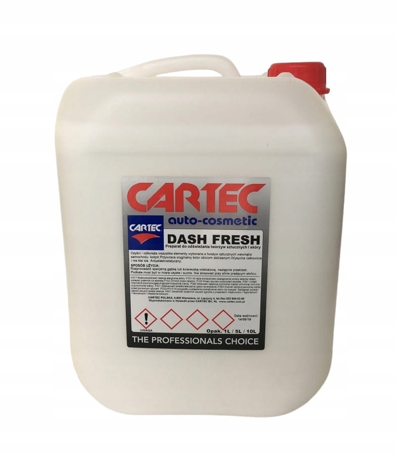 Cartec Dash Fresh 10 L DO TWORZYW SZTUCZNYCH