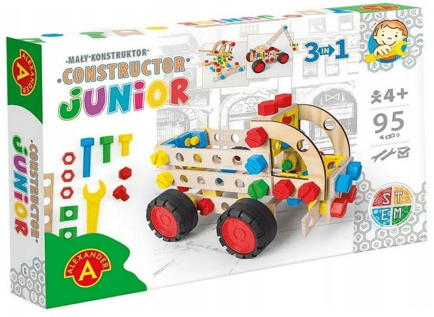 Mały Konstruktor Junior - Truck 3w1 4+ Alexander