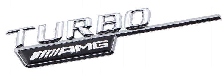 Emblemat klejony TURBO Mercedes AMG GT SLK CLK SLS