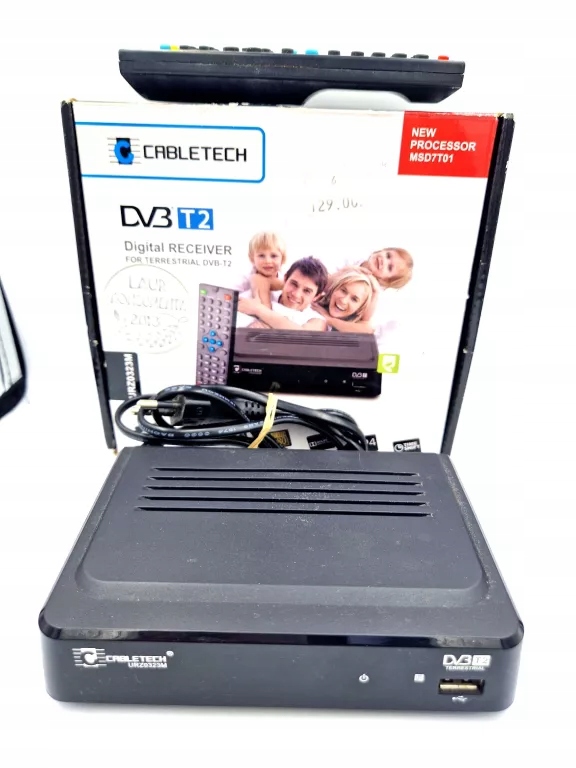 DEKODER DVB-T2 CABLETECH URZ0323M
