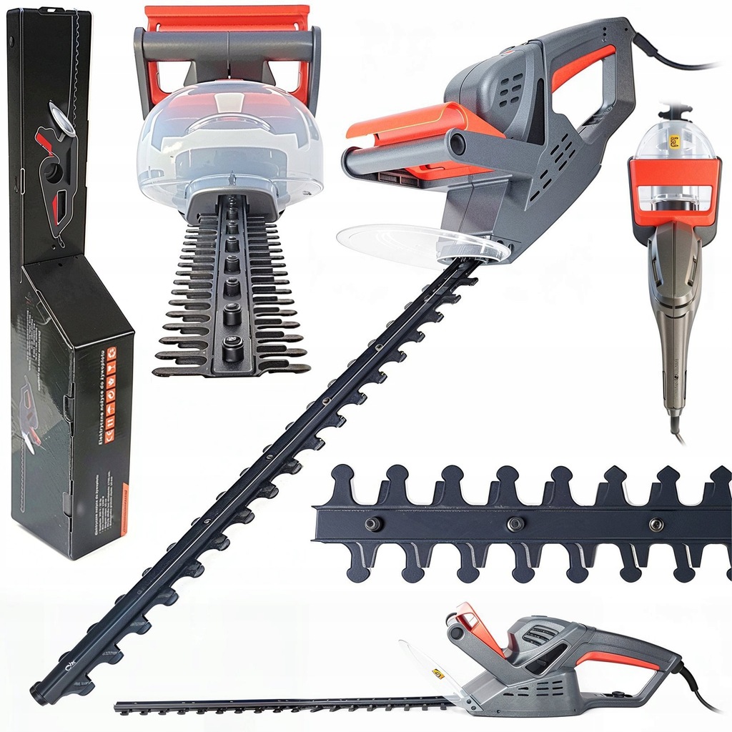 ELEKTRYCZNE NOŻYCE DO ŻYWOPŁOTU KRZEWÓW 61CM 2200W