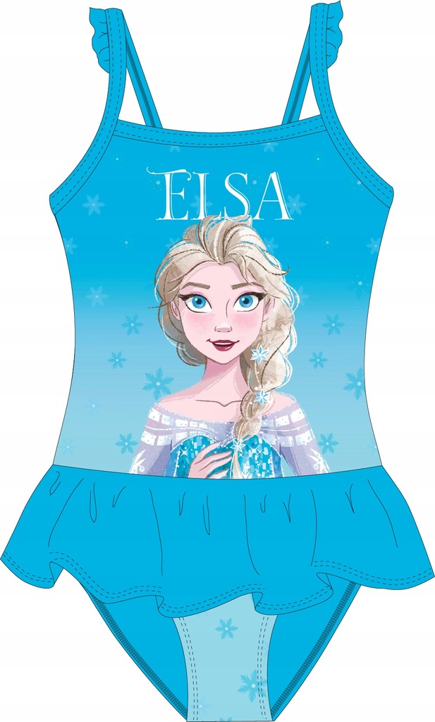 Strój Kąpielowy KRAINA LODU FROZEN ELSA 116/122