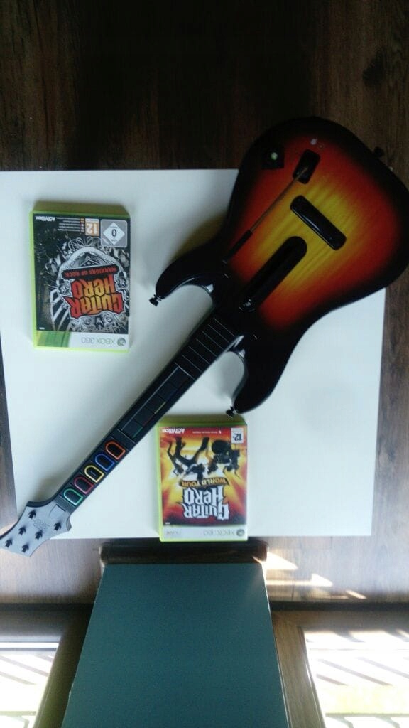 Gitara Guitar Hero + 2 gry