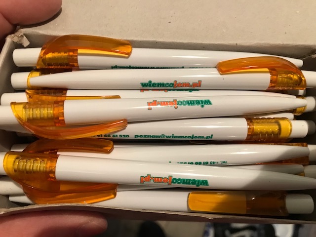 Długopisy reklamowe 30 sztuk