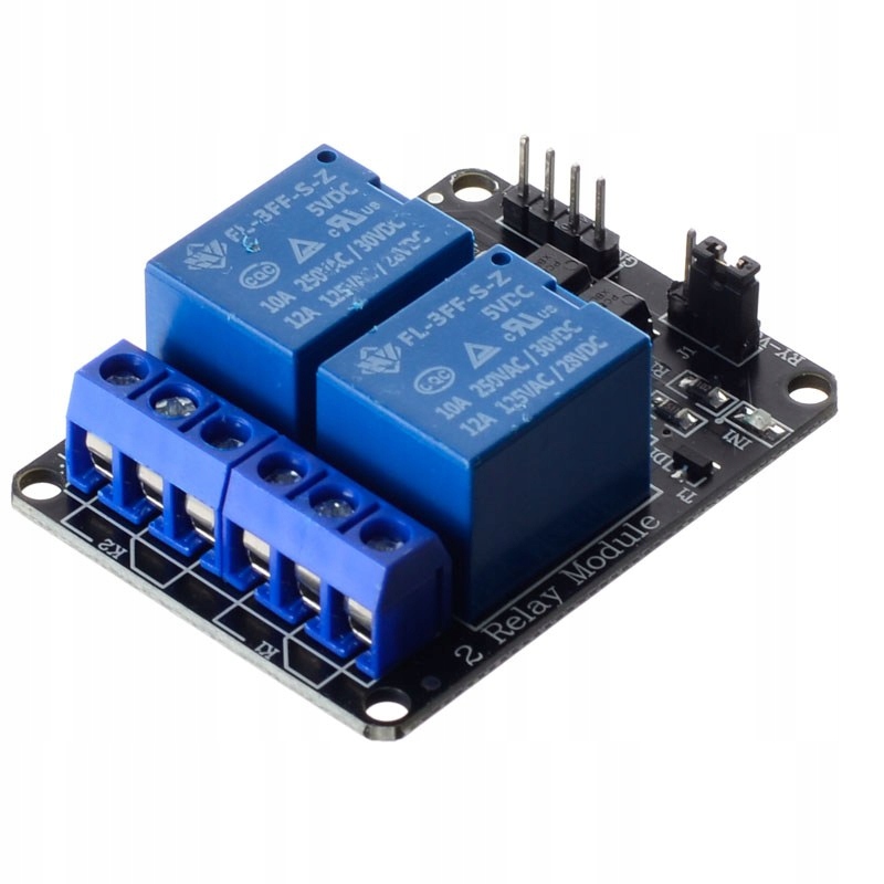 ARDUINO MODUŁ PRZEKAŹNIKÓW PODWÓJNY 5V 10A