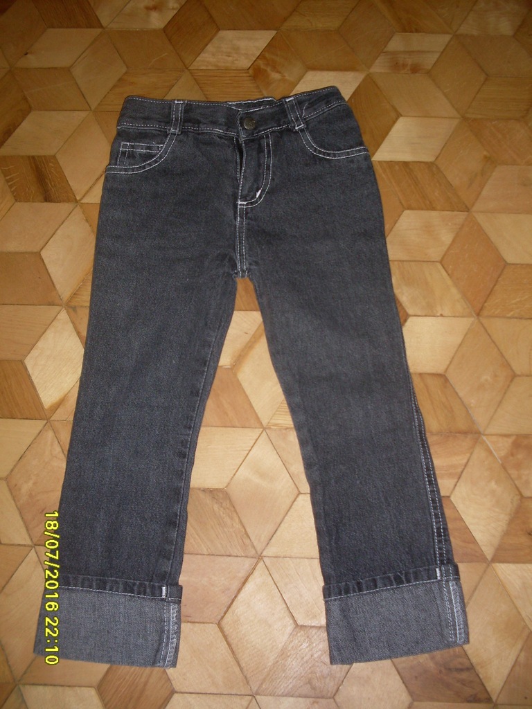 spodnie jeans, rurki - wiek ok.4-5 lat