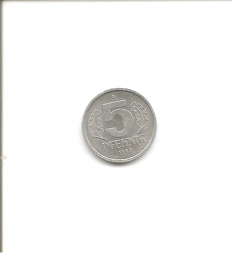 MONETA 5 PFENNIG Z 1983 ROKU