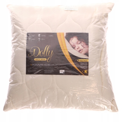 Poduszka z wełny owczej DOLLY 40x40cm