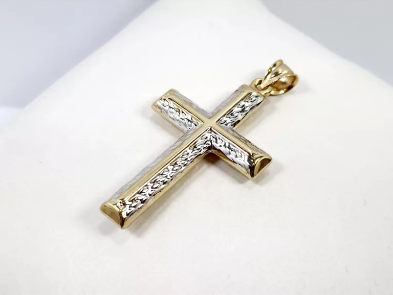 ZŁOTA ZAWIESZKA KRZYŻ 1,79G 585 14K