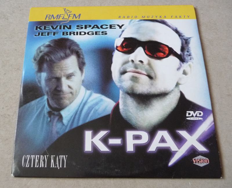 dvd K-PAX Jeff Bridges i K. Spacey jako kosmita!