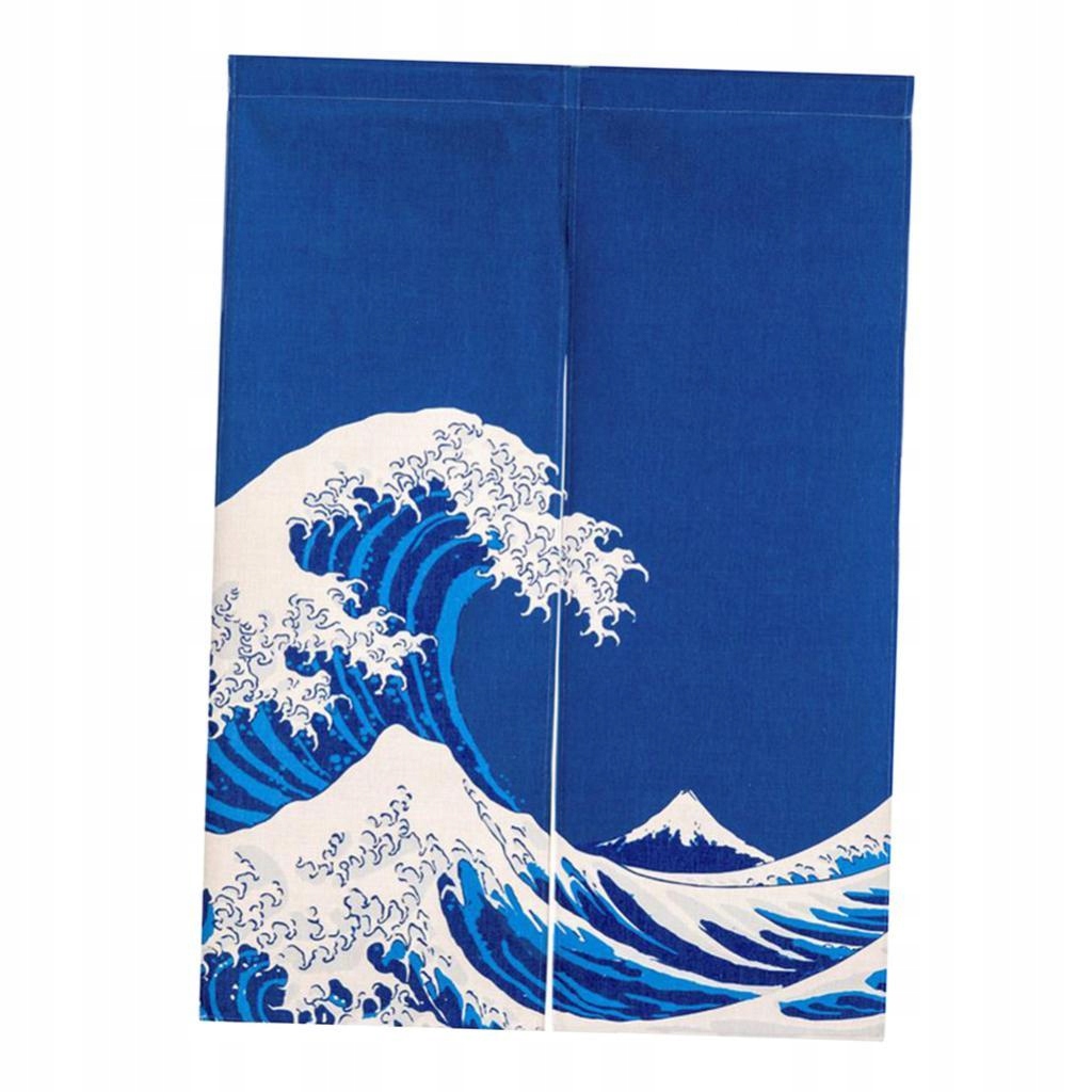 Japanese Pattern Door Curtain, Wave S