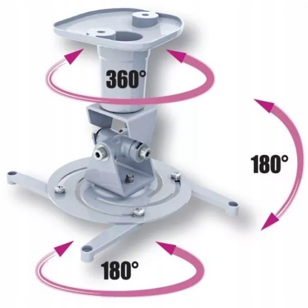 Sapphire Technology Ramię do projektora 22cm 10kg sufitowe białe