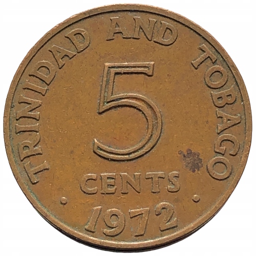 58278. Trynidad i Tobago - 5 centów - 1972r.