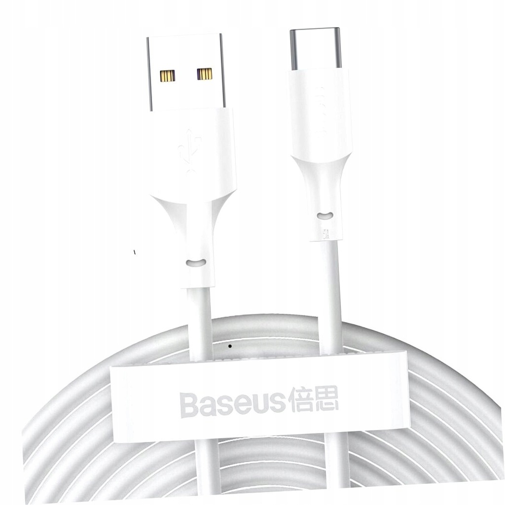2X 1,5 BASEUS KABEL USB-C TYPE-C QUICK CHARGE SZYBKIE ŁADOWANIE 5A 40W 2SZT