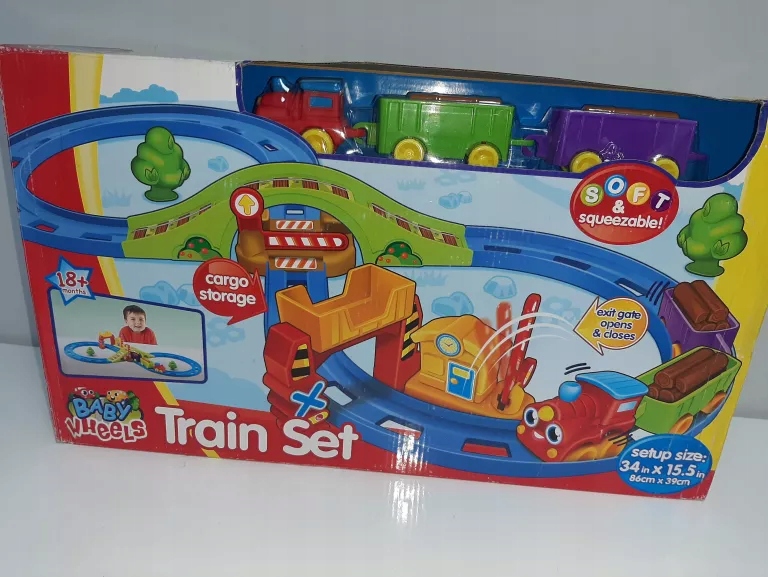 Baby wheels train set sale