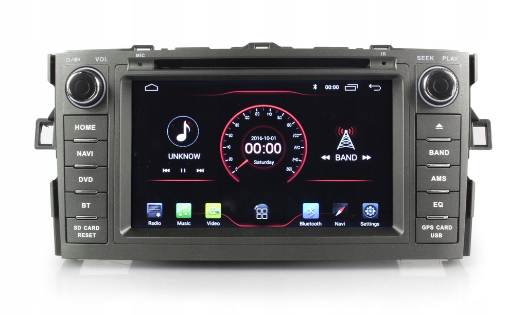 RADIO NAWIGACJA GPS TOYOTA AURIS 20062012 ANDROID