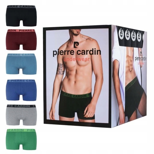 PIERRE CARDIN Bokserki Męskie 6szt BM993 XL