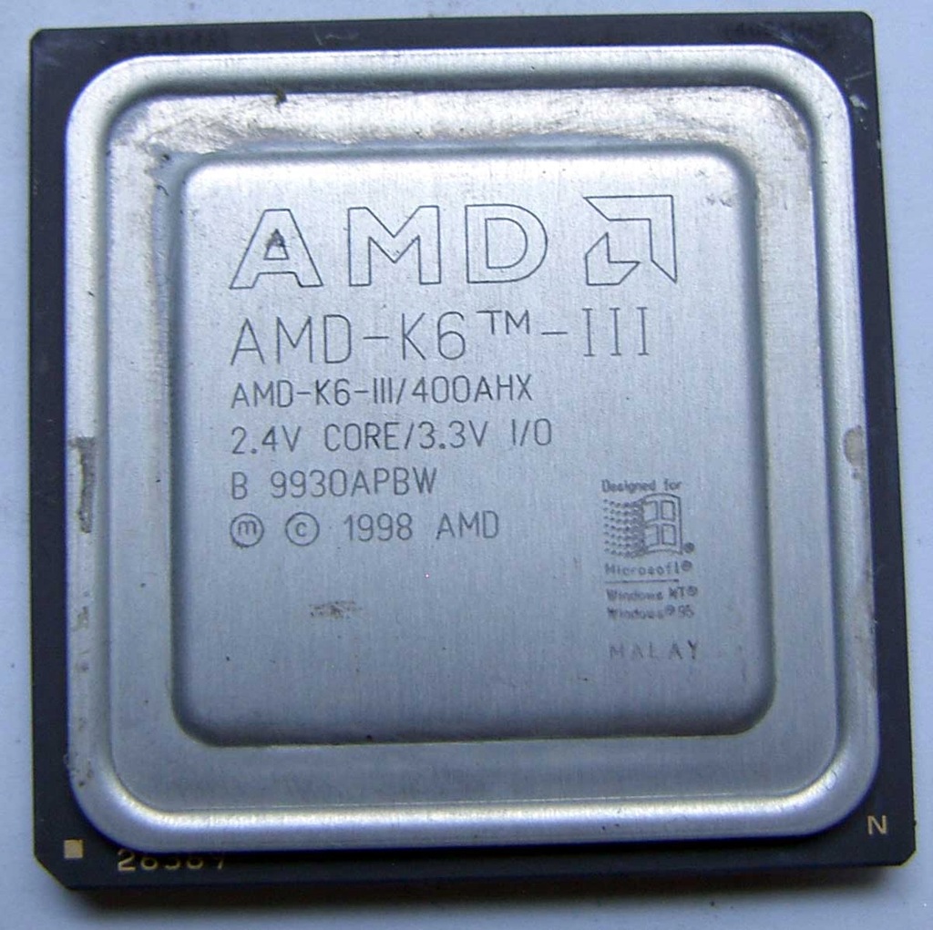 AMD-K6 III 400 K6III/400AHX| 100% OK 3aL 7572486243 oficjalne  archiwum Allegro