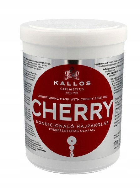 Kallos - maska do włosów Cherry (1000 ml)
