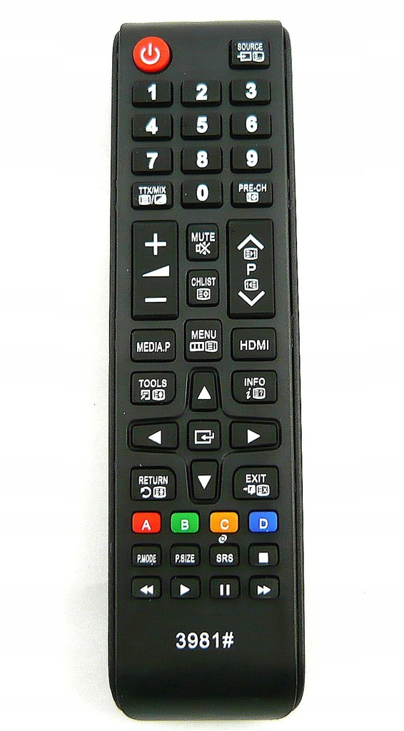 Uniwersalny pilot TV Samsung wersja IV 3981#