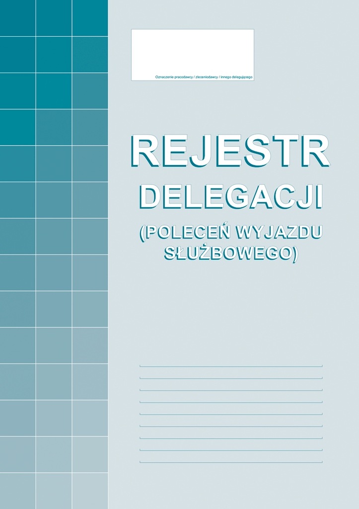 Rejestr delegacji A4 505-1R