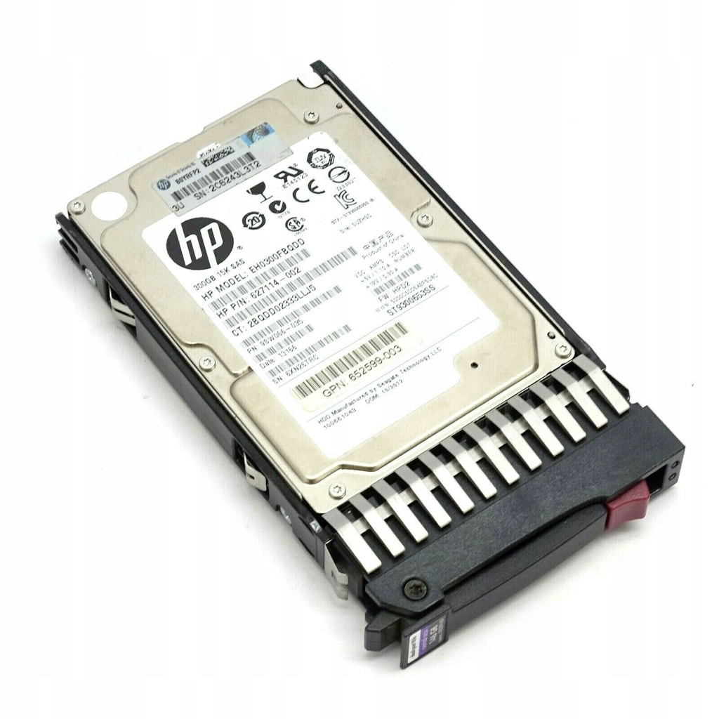 SAS HP 300GB 2.5" 15K, 6G, EG0300FBQDD, GW,FV