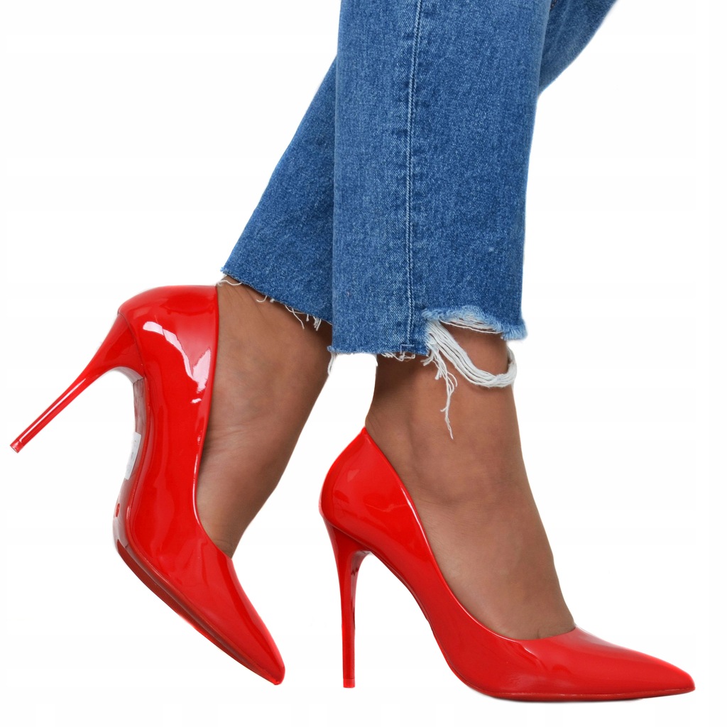 Купить 35-40 Красные лакированные высокие каблуки с острым носком 03P 37: отзывы, фото, характеристики в интерне-магазине Aredi.ru