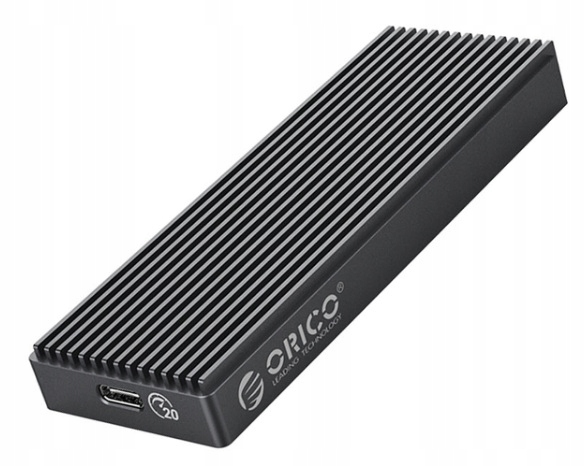 Obudowa dysku Orico M.2 SSD USB 3.2 Gen2, 20 Gbps Aluminium