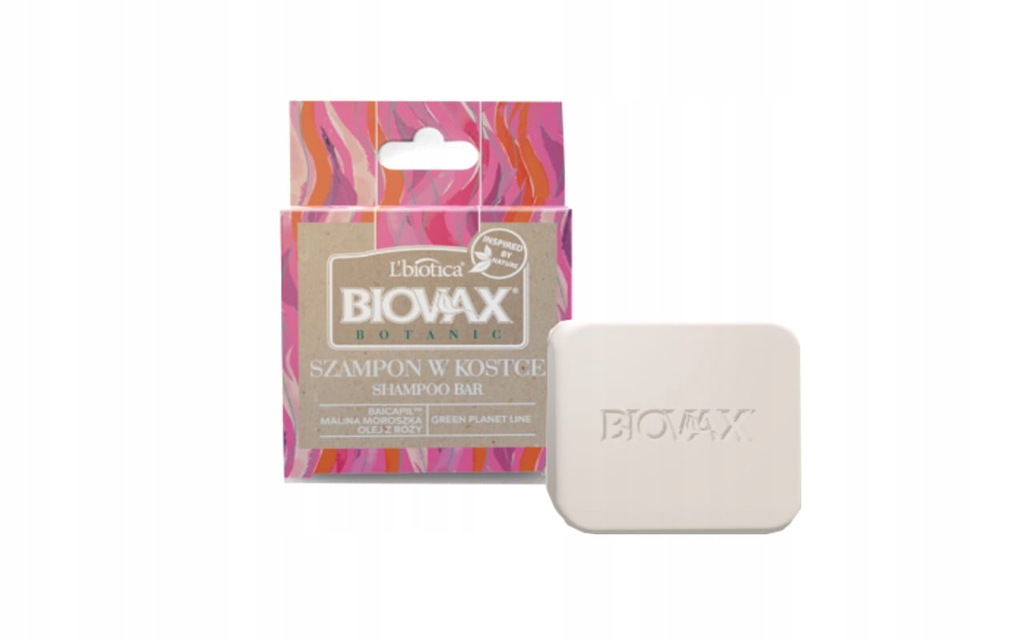 Biovax Botanic Szampon w kostce malina 82 g