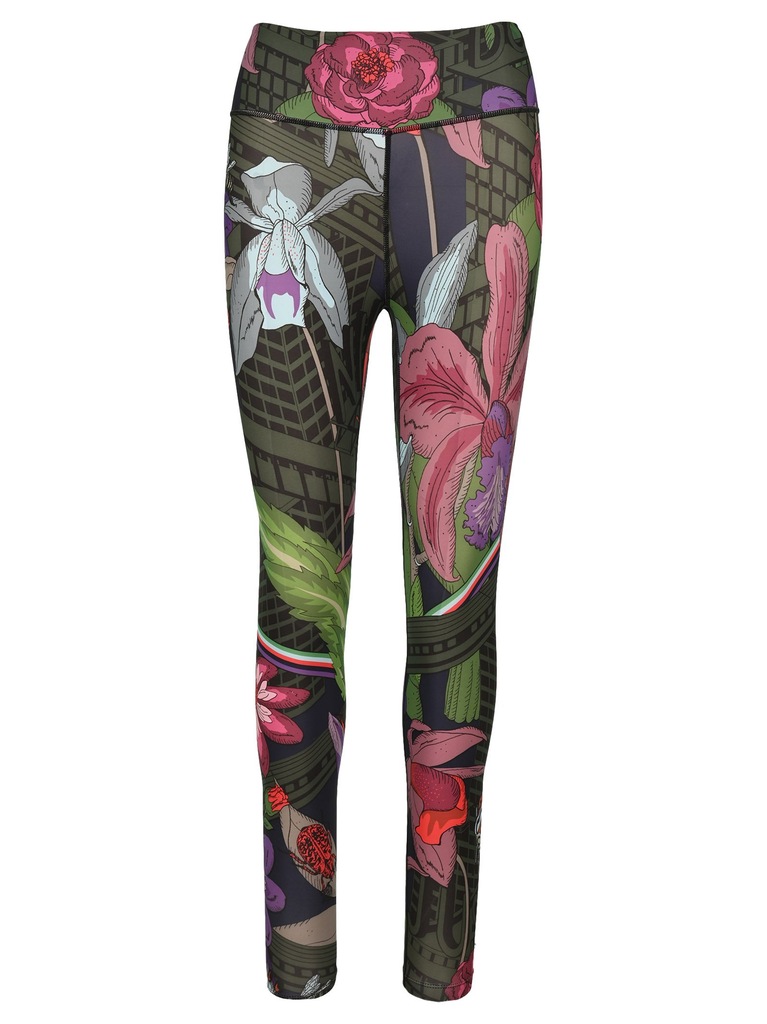 Icon Clash floral-print leggings