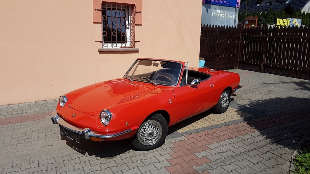 Fiat 850 Spider 1969 rok zobacz jak nowy PiĘKNY