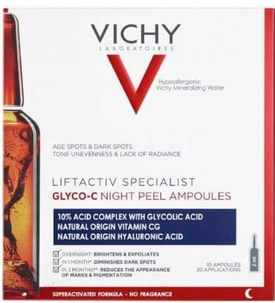 VICHY Liftactiv Glyco-C przebarwienia 10amp