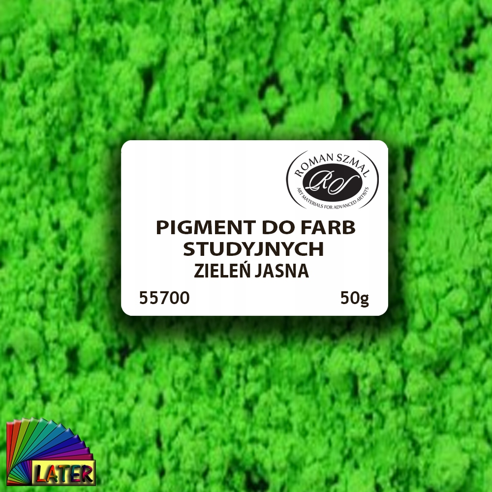 Pigment studyjny zieleń jasna 50g 55700 od Later