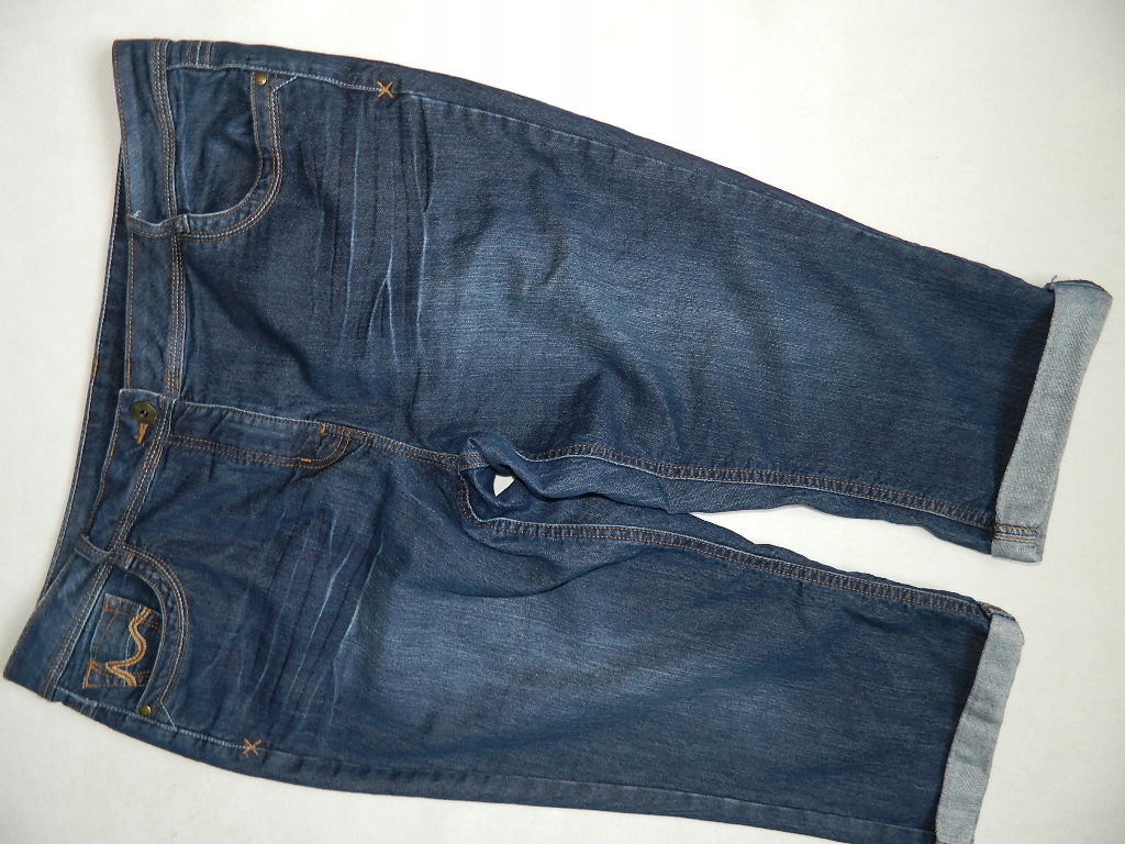 A3 GEORGE WYGODNE SPODNIE JEANS *RYBACZKI *20/48