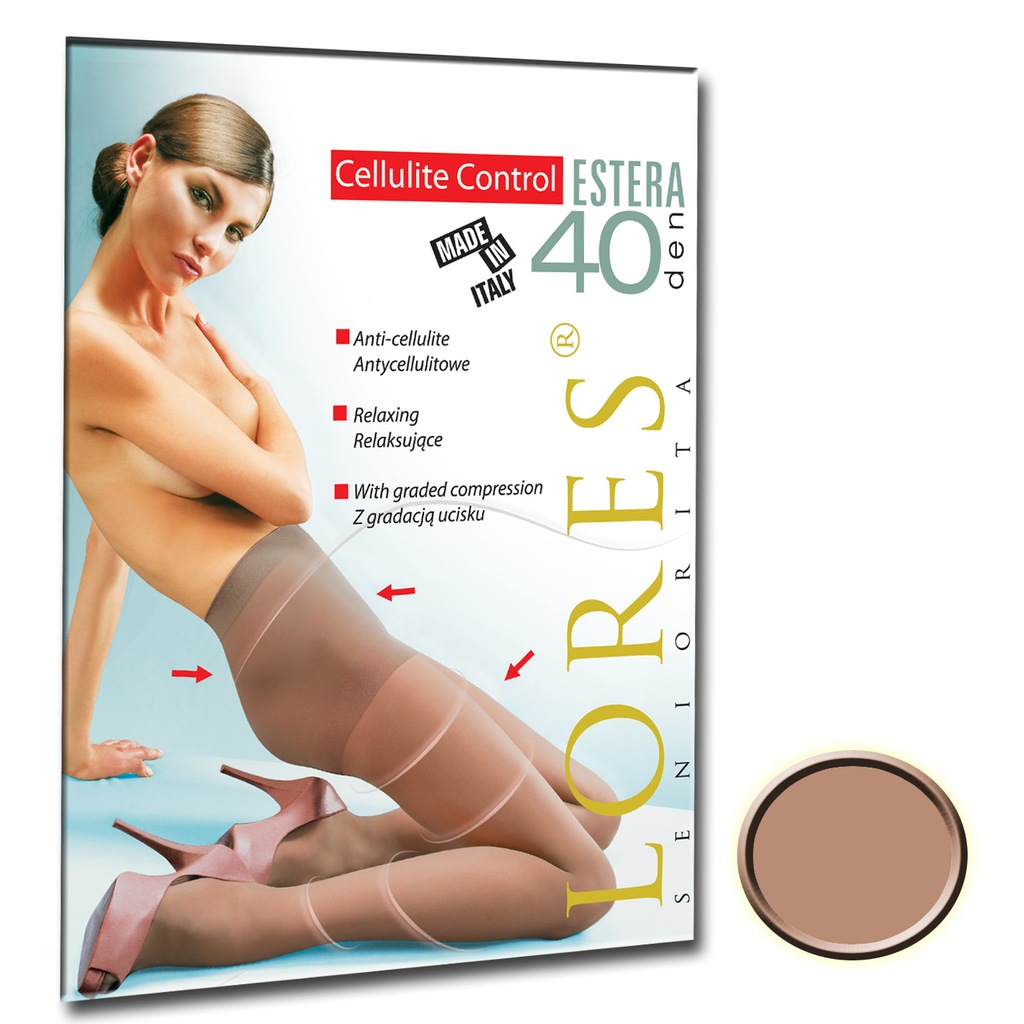 Rajstopy wyszczuplające Estera 40 den 4 Antylopa