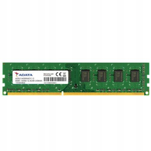 Pamięć RAM ADATA DDR3, 4 GB,1600MHz, CL11